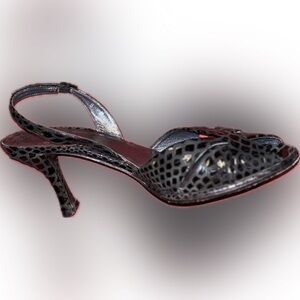 Stuart Weitzman Peep Toe Sling Back Heels